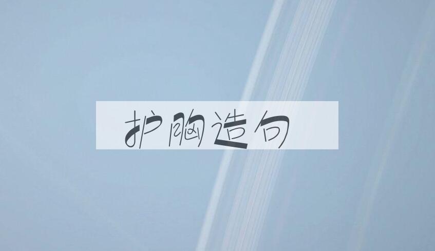 用护胸造句