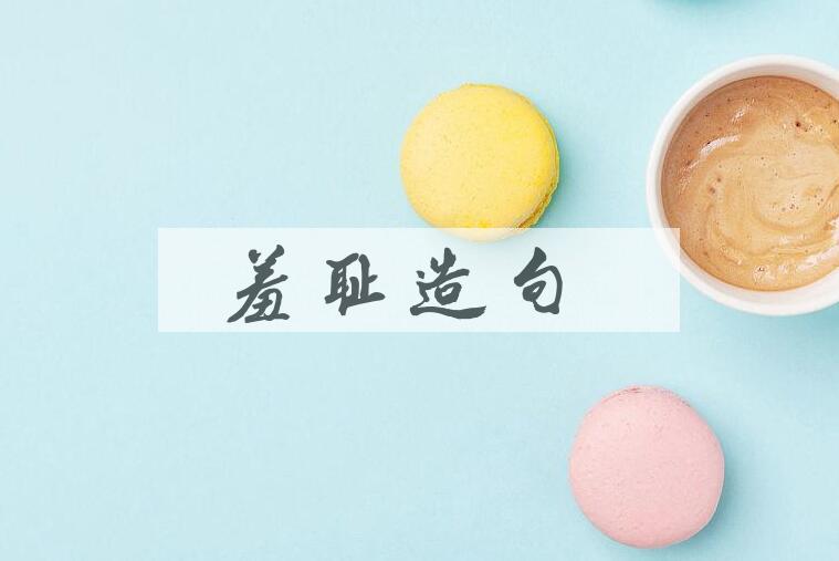 用羞耻造句