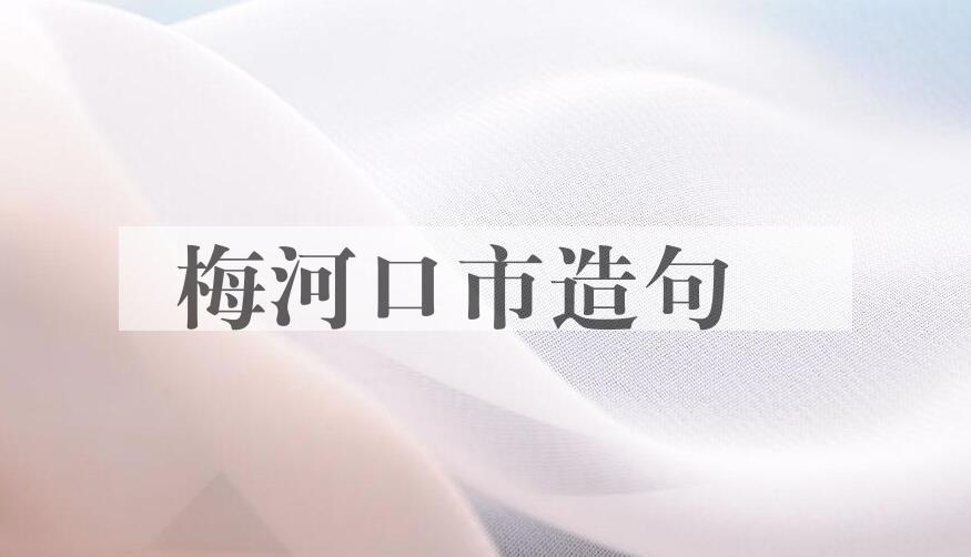 用梅河口市造句