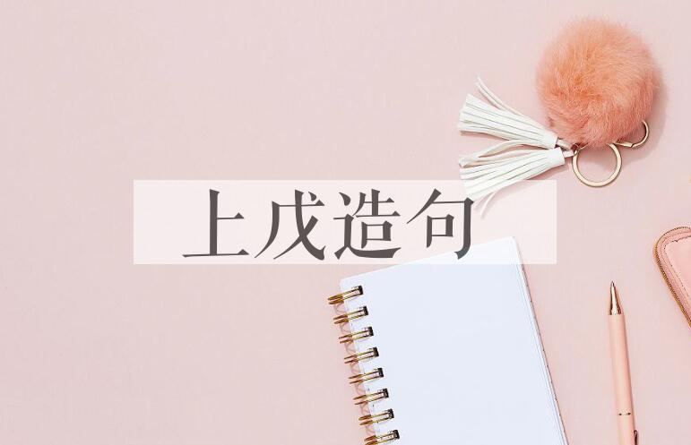 用上戊造句