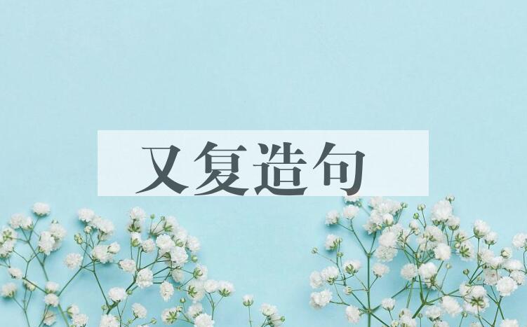 用又复造句
