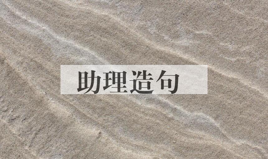 用助理造句