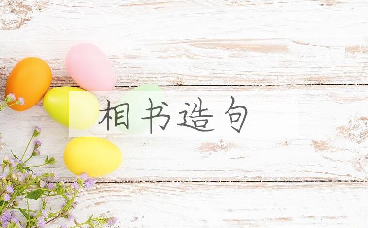 用相书造句