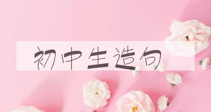 用初中生造句