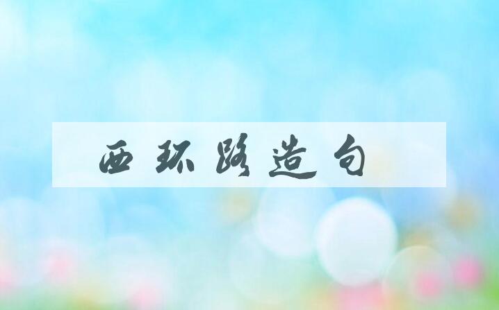 用西环路造句