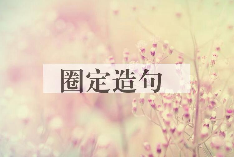 用圈定造句