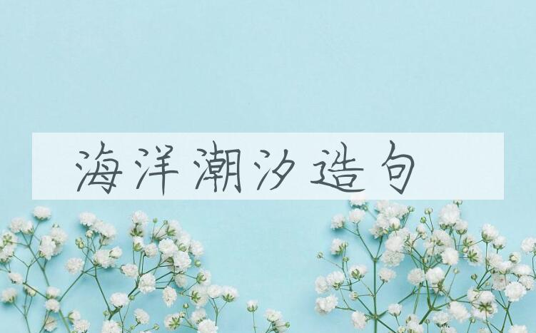用海洋潮汐造句