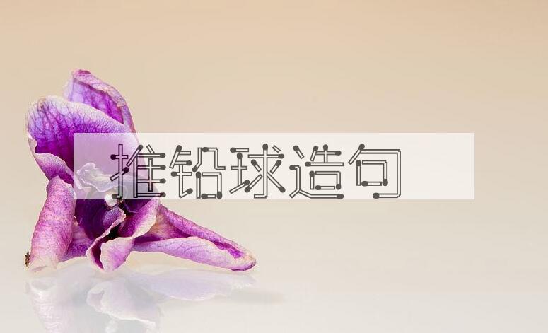 用推铅球造句