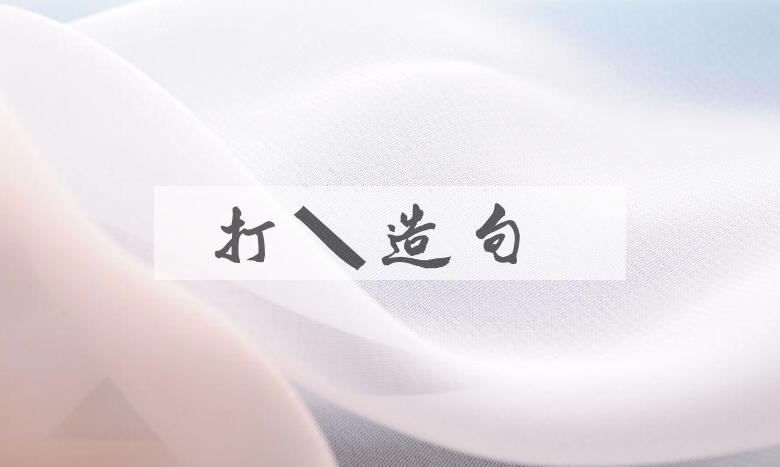 用打洞造句