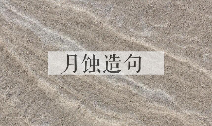 用月蚀造句