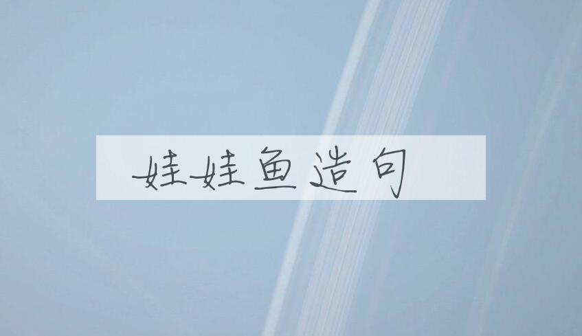 用娃娃鱼造句