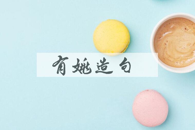 用有姚造句