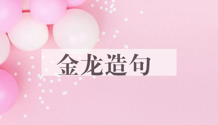 用金龙造句