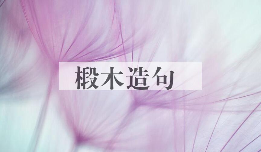 用椴木造句