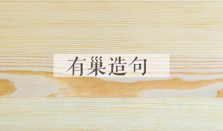 用有巢造句