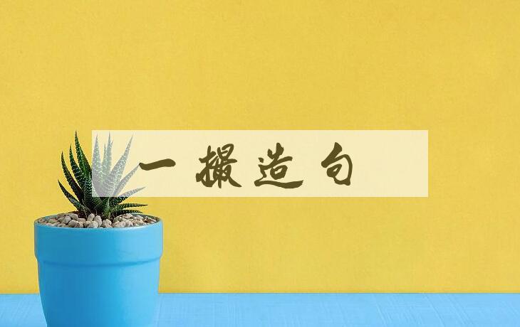 用一撮造句