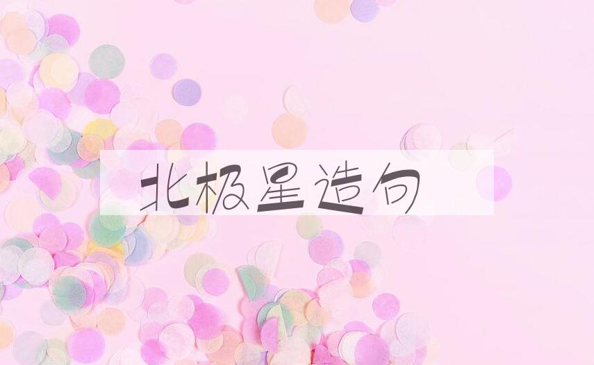 用北极星造句