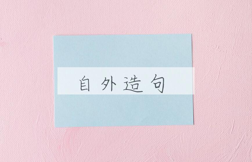 用自外造句