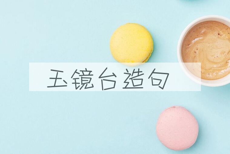 用玉镜台造句