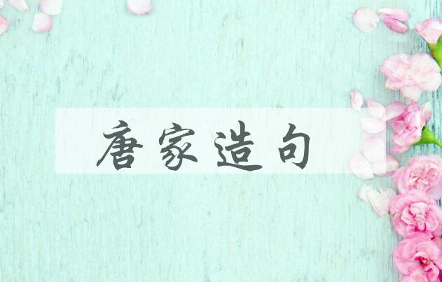 用唐家造句