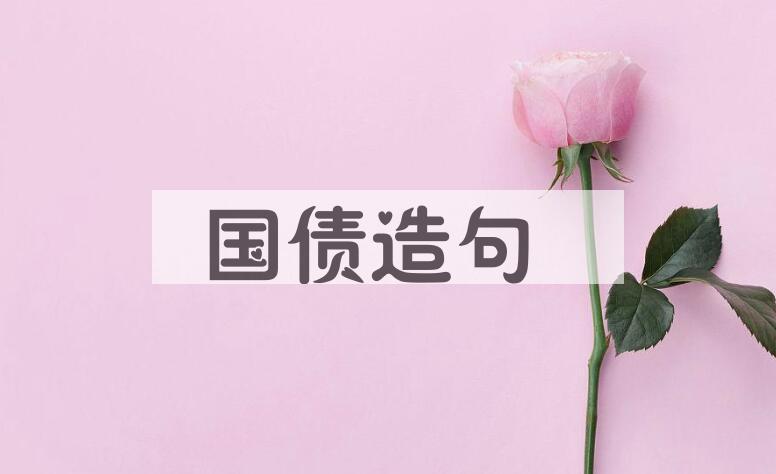 用国债造句