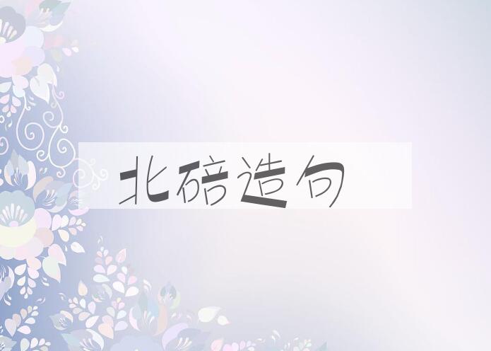 用北碚造句