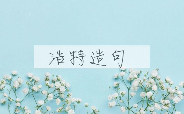 用浩特造句