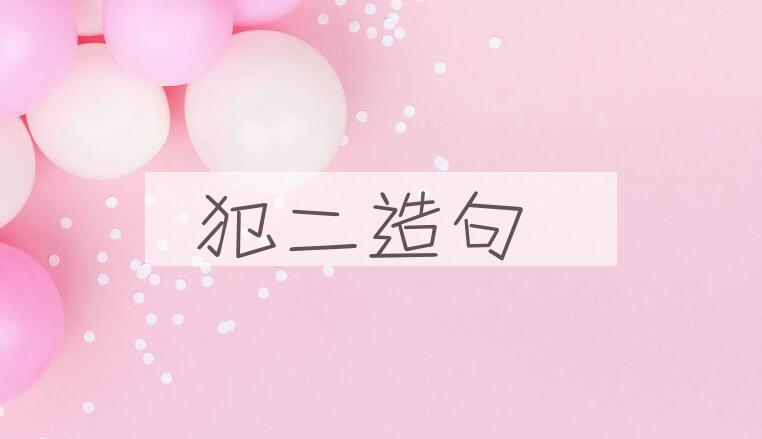 用犯二造句