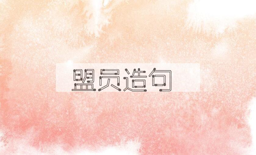 用盟员造句
