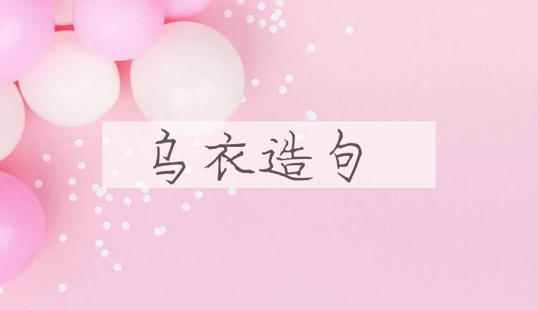 用乌衣造句