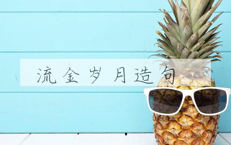 用流金岁月造句