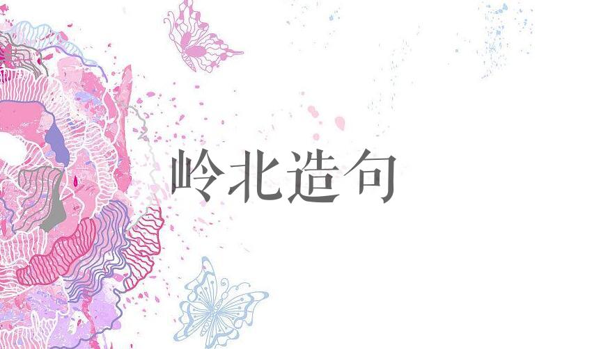 用岭北造句