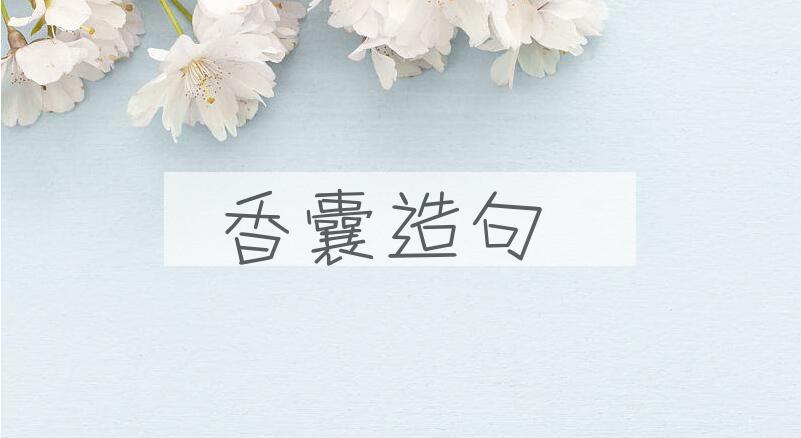用香囊造句