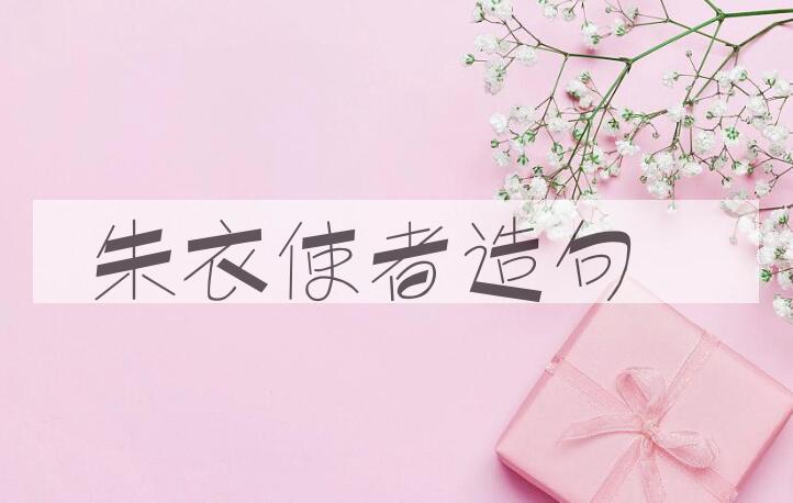 用朱衣使者造句