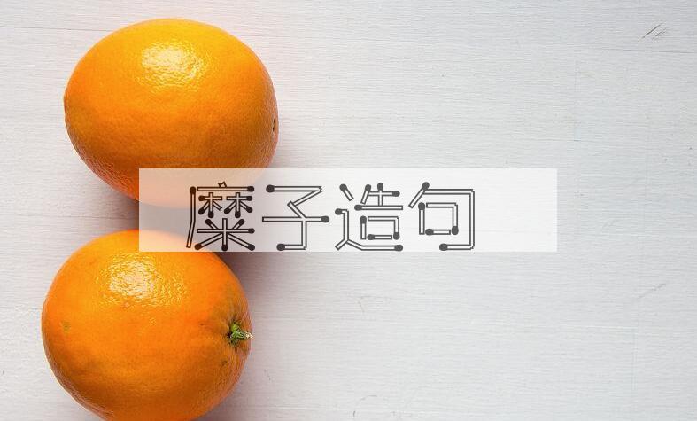 用糜子造句
