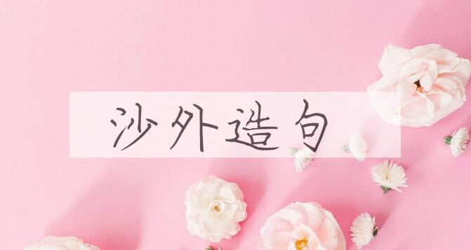 用沙外造句