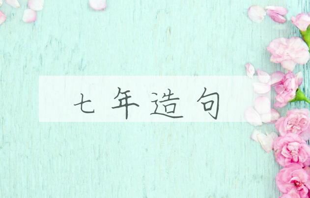 用七年造句