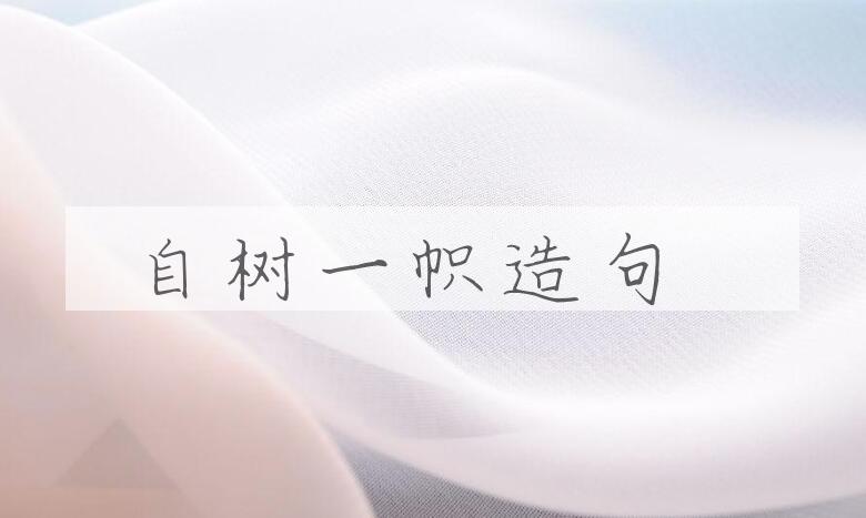 用自树一帜造句