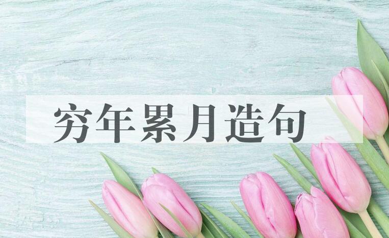 用穷年累月造句