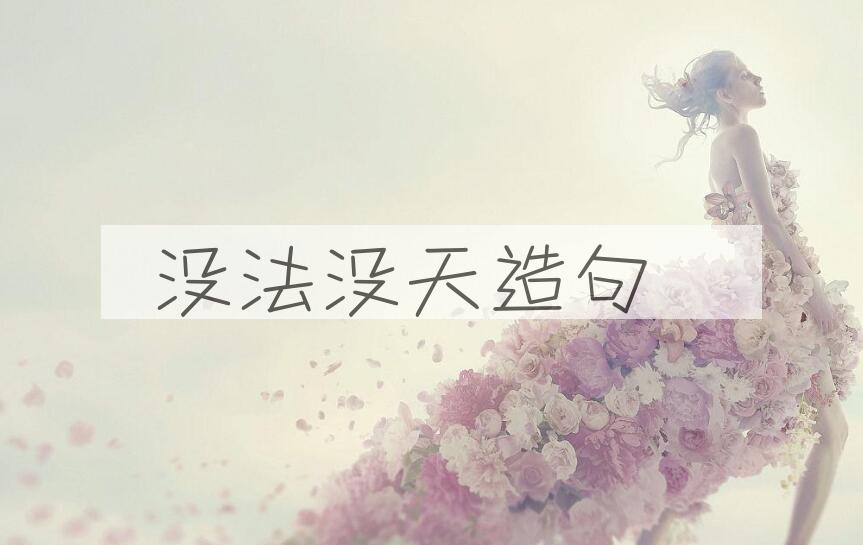 用没法没天造句
