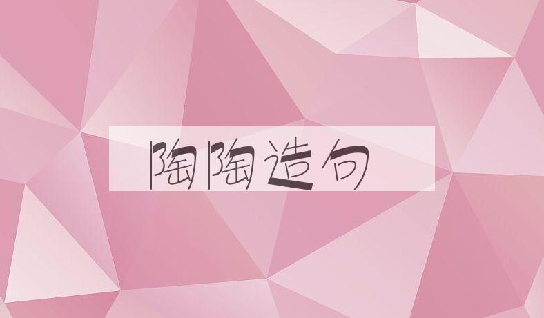用陶陶造句