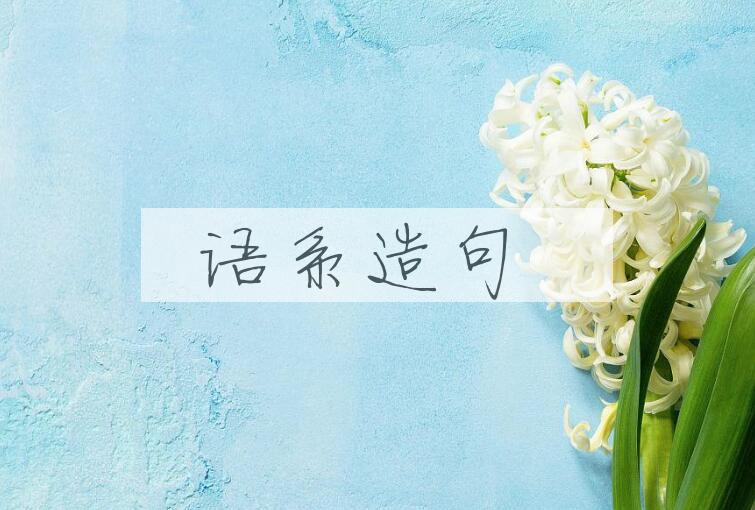 用语系造句