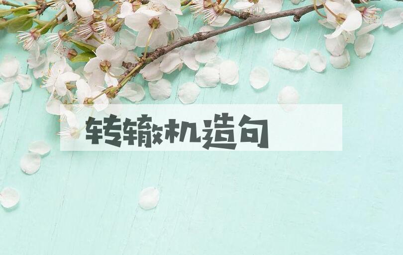 用转辙机造句