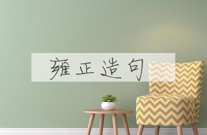 用雍正造句