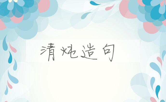 用清炖造句