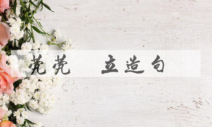 用茕茕孑立造句