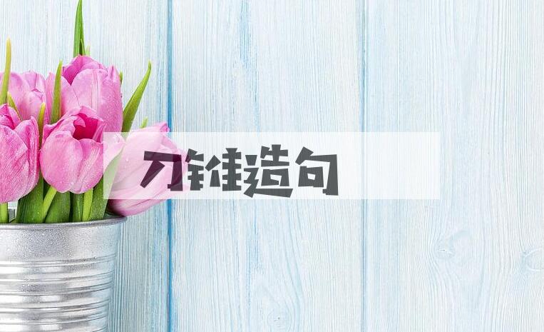用刀锥造句