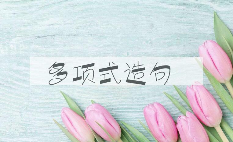 用多项式造句