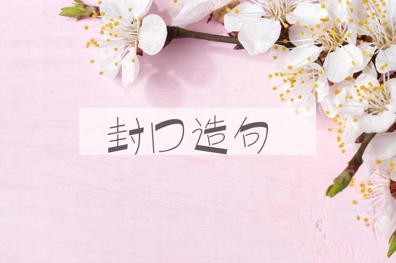 用封口造句