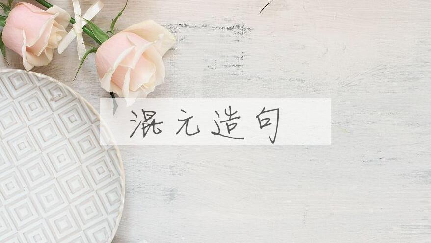 用混元造句